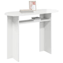Konsolbord Hvid højglans 100 x 39,5 x 75 cm Konstrueret træ