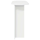 Konsolbord Hvid højglans 100 x 39,5 x 75 cm Konstrueret træ