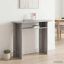 Konsolbord Grå sonoma-eg 100 x 39,5 x 75 cm Konstrueret træ