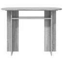 Konsolbord Grå sonoma-eg 100 x 39,5 x 75 cm Konstrueret træ