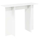 Konsolbord Hvid 100 x 30 x 75 cm Konstrueret træ