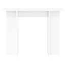 Konsolbord Hvid 100 x 30 x 75 cm Konstrueret træ