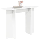 Konsolbord Hvid 100 x 30 x 75 cm Konstrueret træ