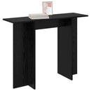 Konsolbord Sort eg 100 x 30 x 75 cm Konstrueret træ