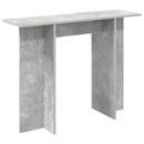 Konsolbord Betongrå 100 x 30 x 75 cm Konstrueret træ