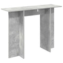 Konsolbord Betongrå 100 x 30 x 75 cm Konstrueret træ