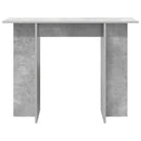 Konsolbord Betongrå 100 x 30 x 75 cm Konstrueret træ
