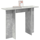 Konsolbord Betongrå 100 x 30 x 75 cm Konstrueret træ