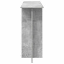 Konsolbord Betongrå 100 x 30 x 75 cm Konstrueret træ