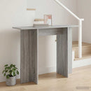 Konsolbord Grå sonoma-eg 100 x 30 x 75 cm Konstrueret træ