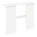 Konsolbord Hvid 100 x 30 x 75 cm Konstrueret træ