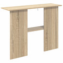 Konsolbord Sonoma-eg 100 x 30 x 75 cm Konstrueret træ