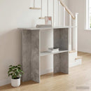 Konsolbord Betongrå 100 x 30 x 75 cm Konstrueret træ