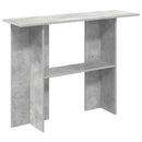 Konsolbord Betongrå 100 x 30 x 75 cm Konstrueret træ