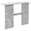 Konsolbord Betongrå 100 x 30 x 75 cm Konstrueret træ