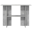 Konsolbord Betongrå 100 x 30 x 75 cm Konstrueret træ