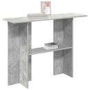 Konsolbord Betongrå 100 x 30 x 75 cm Konstrueret træ