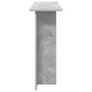 Konsolbord Betongrå 100 x 30 x 75 cm Konstrueret træ