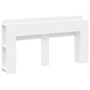 Hovedgærde Skab med opbevaring Hvid Konstrueret træ