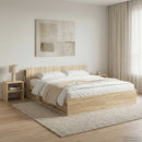 Hovedgærde Skab med opbevaring Sonoma-eg Konstrueret træ