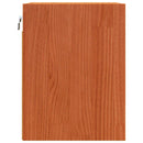Vægskab Vægmonteret Voks brun 30 x 30 x 40 cm Massiv fyrretræ