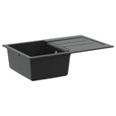Vask Sort 780 x 500 mm 80% Kvarts og 20% Resin