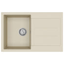 Vask Beige 780 x 500 mm 80% Kvarts og 20% Resin