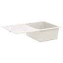 Vask Hvid 780 x 500 mm 80% Kvarts og 20% Resin