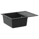 Vask Sort 620 x 500 mm 80% Kvarts og 20% Resin