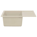 Vask Beige 620 x 500 mm 80% Kvarts og 20% Resin