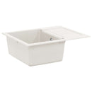 Vask Hvid 620 x 500 mm 80% Kvarts og 20% Resin