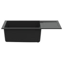 Vask Sort 780 x 500 mm 80% Kvarts og 20% Resin