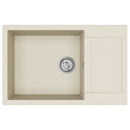 Vask Beige 780 x 500 mm 80% Kvarts og 20% Resin
