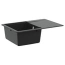 Vask Sort 670 x 460 mm Granit