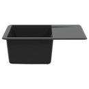 Vask Sort 560 x 460 mm 80% Kvarts og 20% Resin