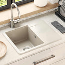 Vask Beige 560 x 460 mm 80% Kvarts og 20% Resin