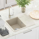 Vask Beige 560 x 460 mm 80% Kvarts og 20% Resin