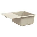 Vask Beige 560 x 460 mm 80% Kvarts og 20% Resin