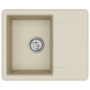 Vask Beige 560 x 460 mm 80% Kvarts og 20% Resin