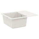 Vask Hvid 560 x 460 mm 80% Kvarts og 20% Resin