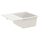 Vask Hvid 560 x 460 mm 80% Kvarts og 20% Resin
