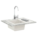 Vask Hvid 560 x 460 mm 80% Kvarts og 20% Resin