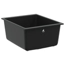 Vask Sort 370 x 460 mm 80% Kvarts og 20% Resin