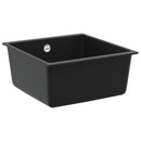 Vask Sort 430 x 460 mm 80% Kvarts og 20% Resin