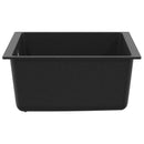 Vask Sort 430 x 460 mm 80% Kvarts og 20% Resin