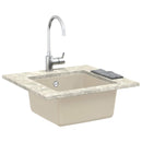 Vask Beige 430 x 460 mm 80% Kvarts og 20% Resin