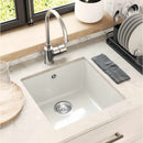 Vask Hvid 430 x 460 mm 80% Kvarts og 20% Resin