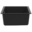 Vask Sort 530 x 460 mm 80% Kvarts og 20% Resin