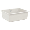 Vask Hvid 530 x 460 mm 80% Kvarts og 20% Resin
