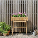 Havekrukke med holder Naturfarvet 100 x 38 x 114 cm Bambus